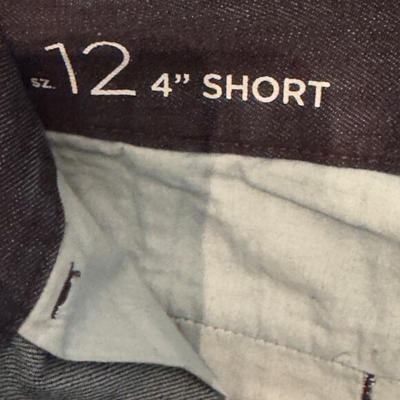 Ann Taylor Loft Denim Chambray  Shorts Sz 12 - Picture 6 of 6